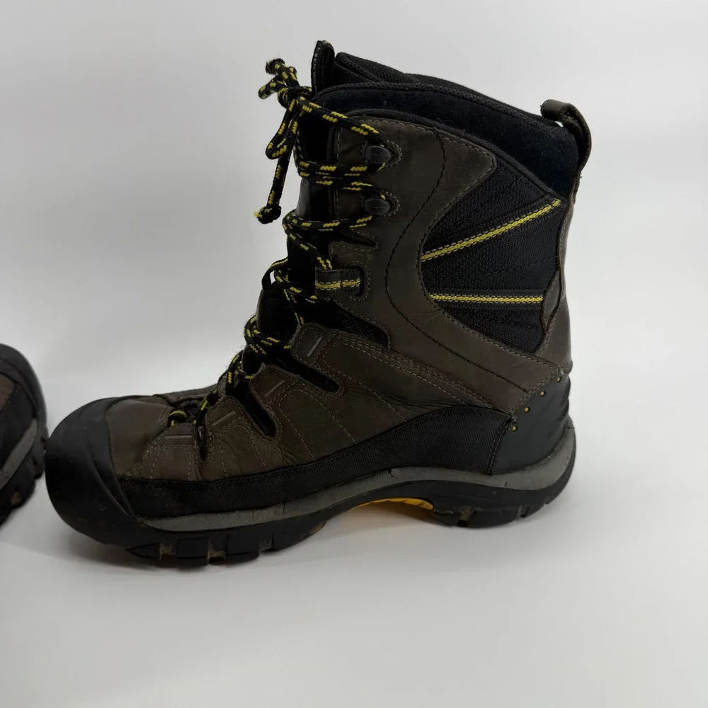 KEEN Summit County Mens‎ 11 Winter Boots Waterproof 400g Insulated Brown 1002646